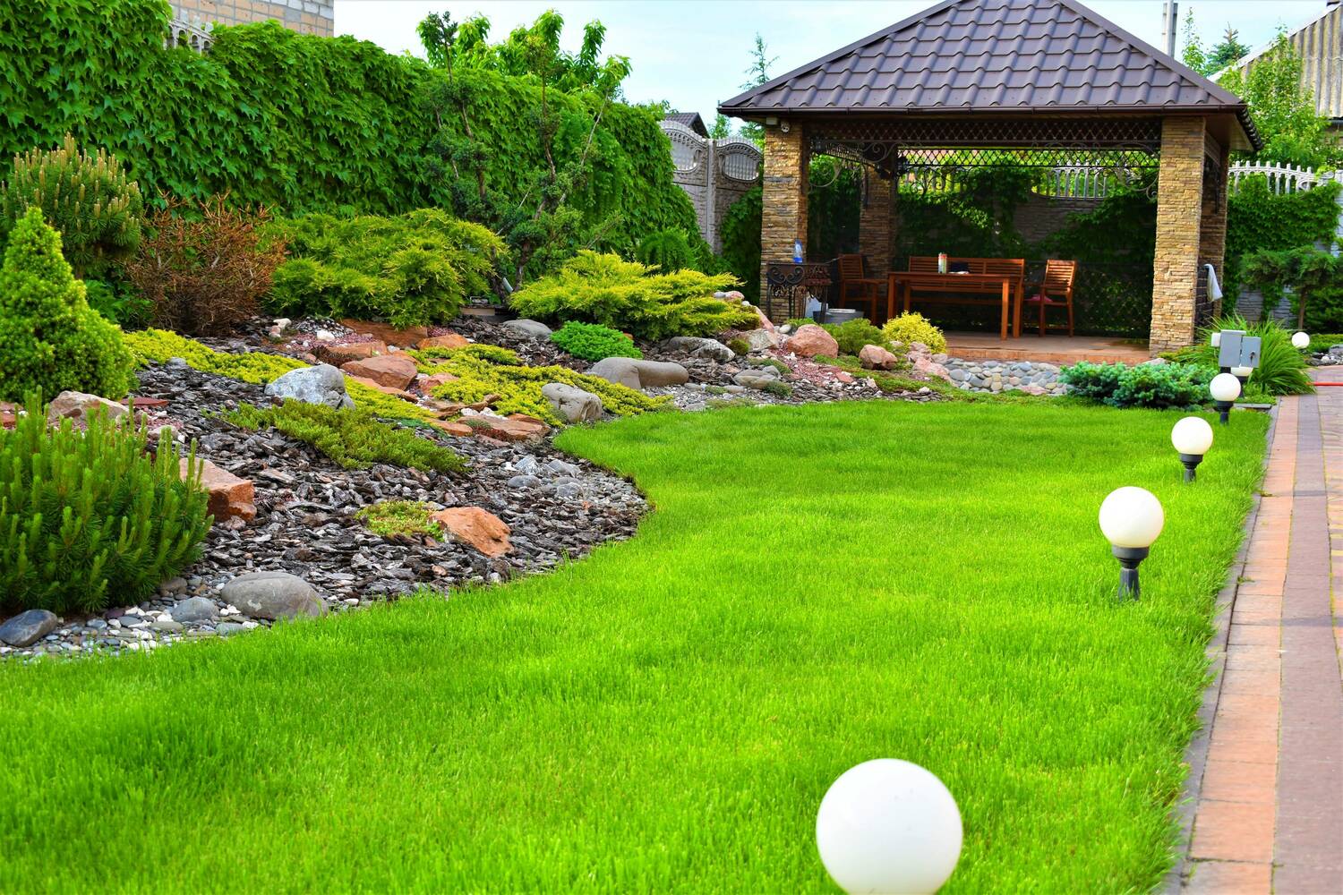 устройство и посев газона